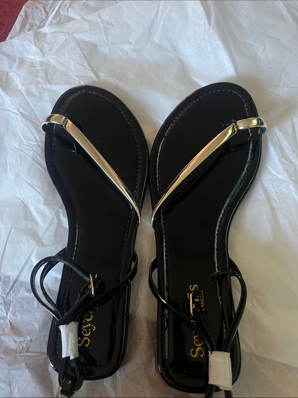 Anthropologie Seychelles A Little Extra Ankle Strap Sandals - Picture 8 of 8